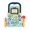 Moni Toys Music Walker interaktív, elefántos, műanyag járássegítő - Kék