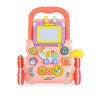 Moni Toys Music Walker interaktív, elefántos, műanyag járássegítő - Rózsaszín