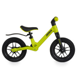 Byox Nimbus futóbicikli fújható, világító kerekekkel (12") - Zöld